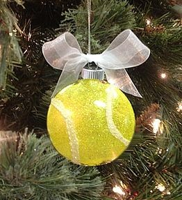 Kerst tennisbal