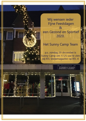 Kerstkaart Sunny Camp